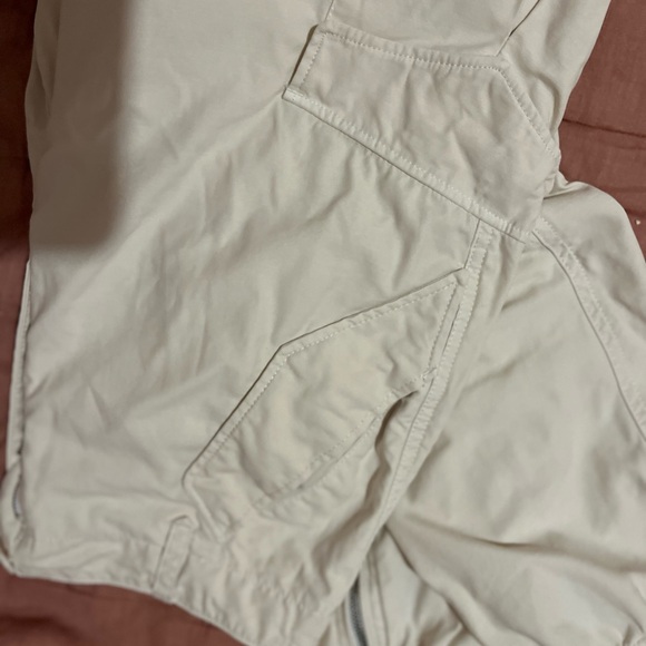rag & bone field cotton cargo jogger in cream size 28 relaxed fit high waisted - Picture 11 of 11